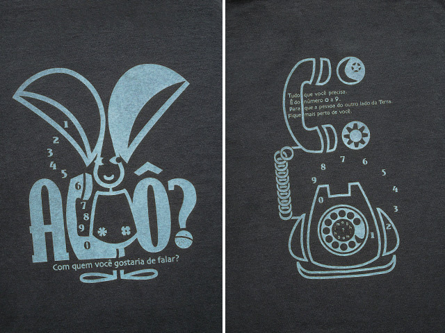 hinolismo迷えるTシャツOrelhao(オレリャォン)と黒電話