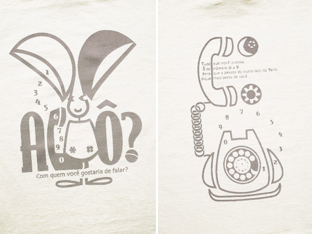 hinolismo迷えるTシャツOrelhao(オレリャォン)と黒電話